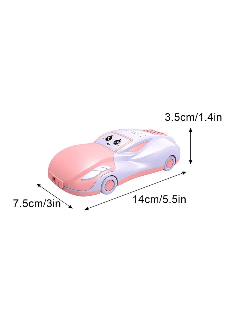 Kids Early Learning Toy, Bilingual Early Learning Phone Toy Car with Music and Vibration  - Image 4