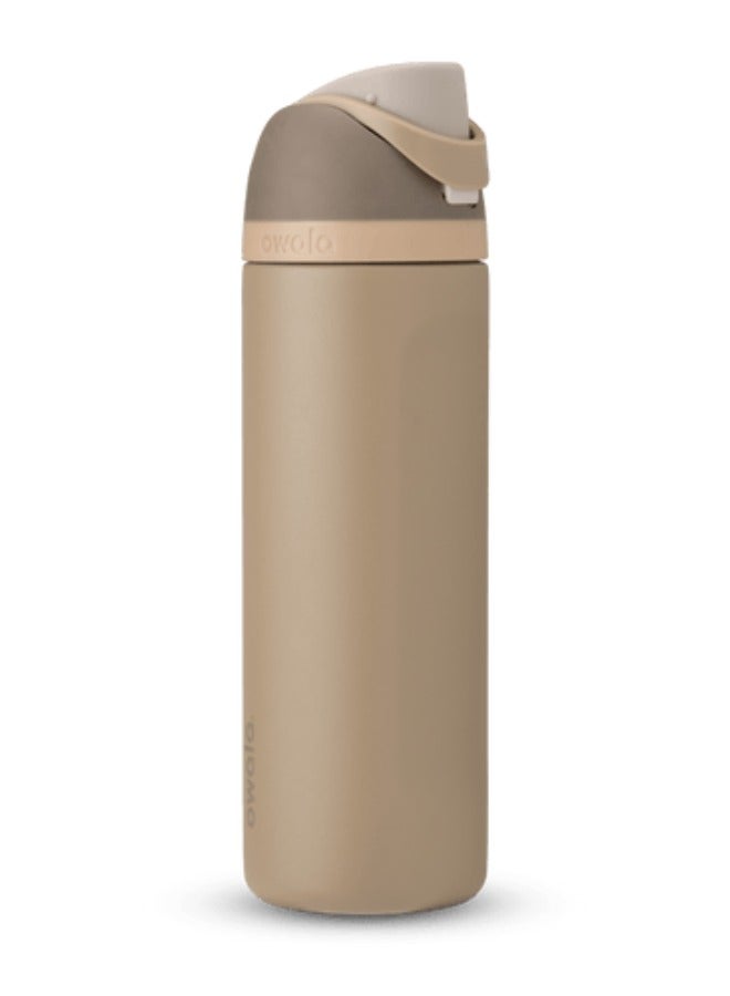Owala FreeSip Insulated Stainless Steel Water Bottle with Straw for Sports, Travel, and School BPA-Free Sports Water Bottle, 24 oz - Image 1