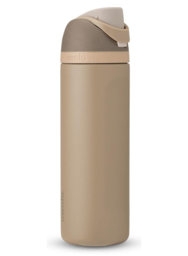 Owala FreeSip Insulated Stainless Steel Water Bottle with Straw for Sports, Travel, and School BPA-Free Sports Water Bottle, 24 oz - Image 1