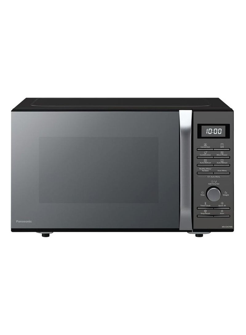 Panasonic 4 In 1 Convection Microwave Oven With Healthy Air Fryer Menus 27 L 900 W NN-CD67MBKPQ Black Half Mirror - Image 1