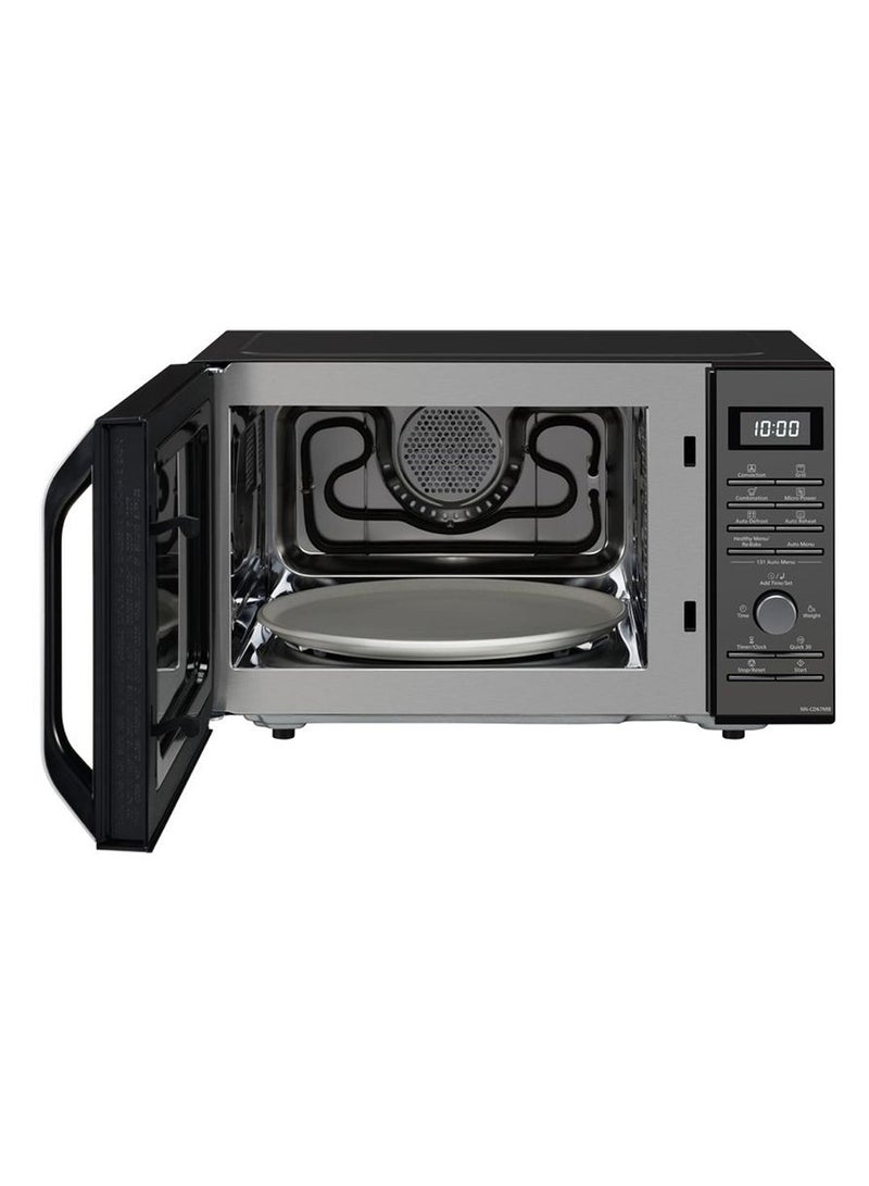 Panasonic 4 In 1 Convection Microwave Oven With Healthy Air Fryer Menus 27 L 900 W NN-CD67MBKPQ Black Half Mirror - Image 4