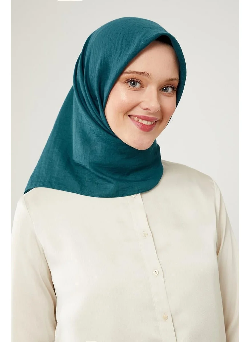ليفيدور Turquoise Plain Luxury Cotton Jazz Scarf