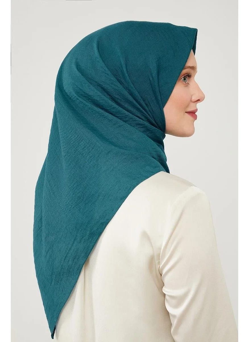 ليفيدور Turquoise Plain Luxury Cotton Jazz Scarf