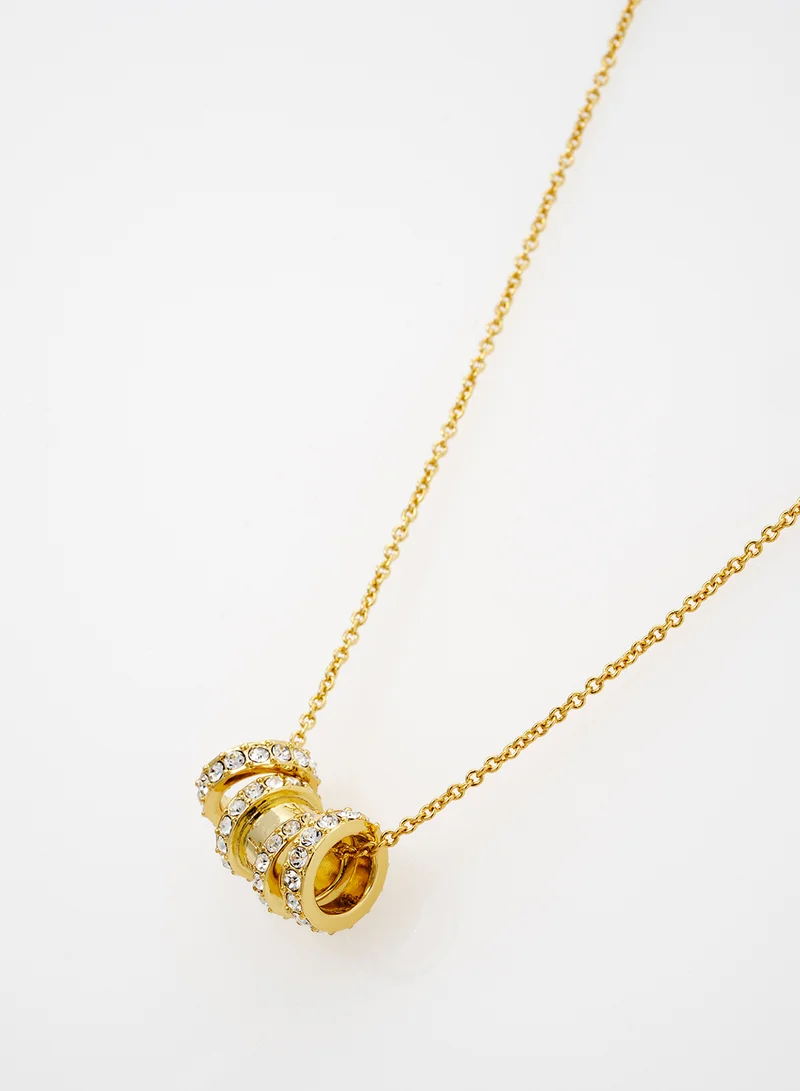 تيد بيكر قلادة رومي كريستال رول متعددة التعليقات