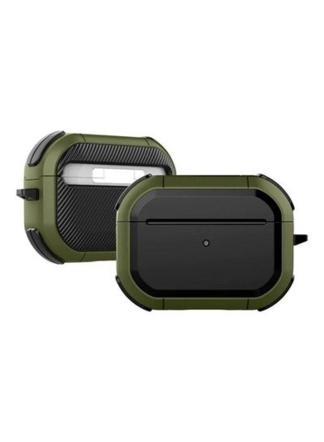 ACLIX Shockproof Case Cover For Apple AirPods Pro Olive Green/black - Image 2