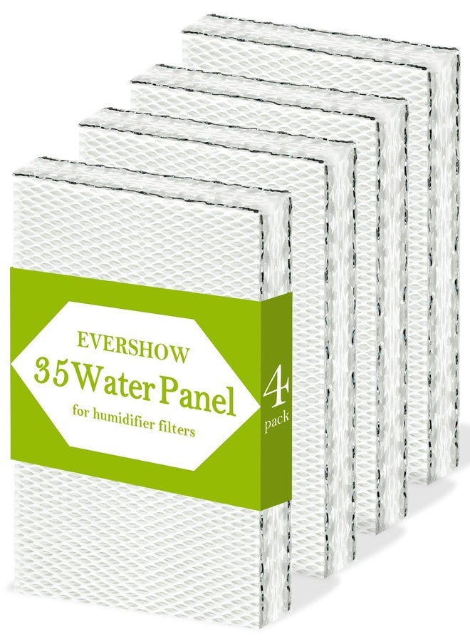 EVERSHOW 35 Water Panel for AprilAire Humidifier Filter Replacement, Humidifier Pad for AprilAire Whole House Humidifiers Models 300 350 360 560 560A 568 600 600A 600M 700 700A 700M(4 Pack) - Image 1
