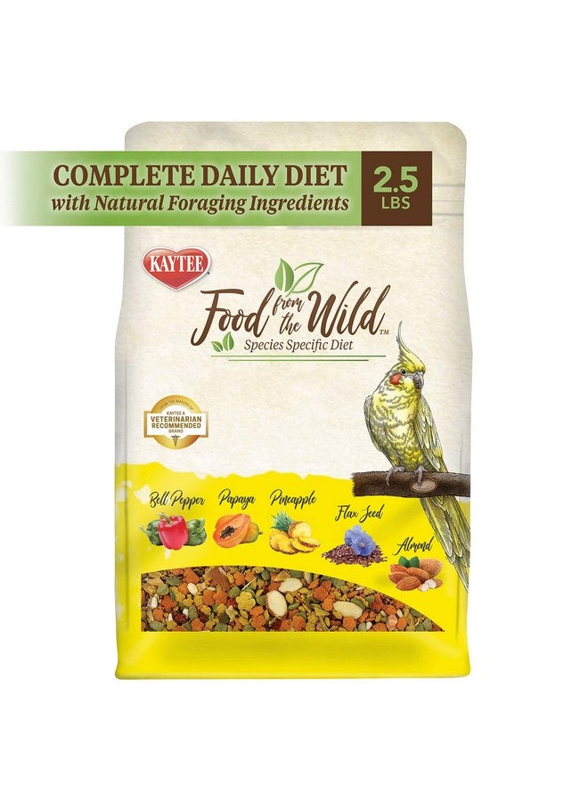Kaytee Food from The Wild Natural Pet Cockatiel Bird Food, 2.5 Pound - Image 2