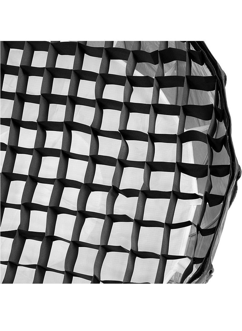 Glanfen Octagonal Softbox, 95cm Quick-Setup Compact Bowens Mount with Light Diffusers, Grid, Carrying Bag, Compatible with Most Bowens Mount COB Video Light for Portrait Product Photography - Image 3