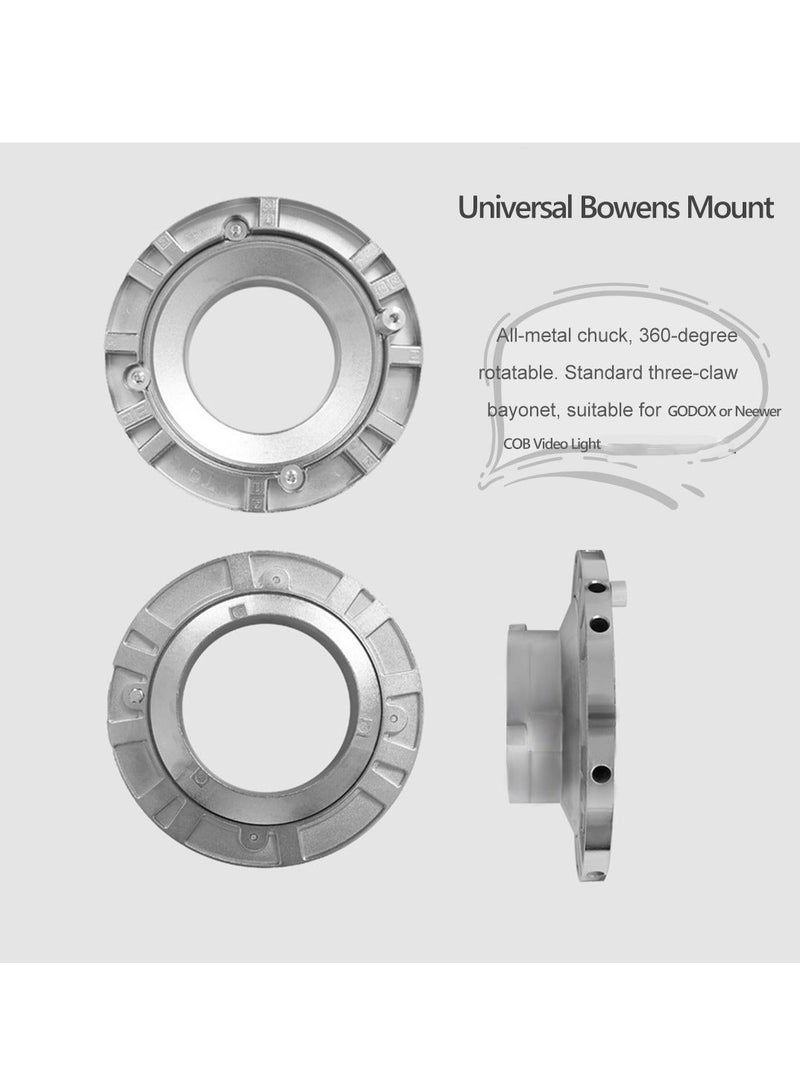 Glanfen Octagonal Softbox, 95cm Quick-Setup Compact Bowens Mount with Light Diffusers, Grid, Carrying Bag, Compatible with Most Bowens Mount COB Video Light for Portrait Product Photography - Image 5