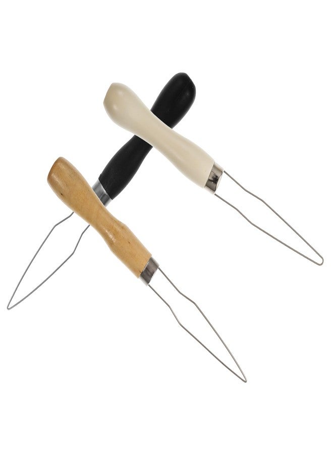SquarezhenBo 1Pc Brown Shirts Button Hook Helper Clothes Shirts Pull Hand Puller Button Helper Assist Aid Zipper Arth Buttoning Hook N9M6 Easy for Limited Dexterity Caused by Arthritis, Dressing Aids - Image 1