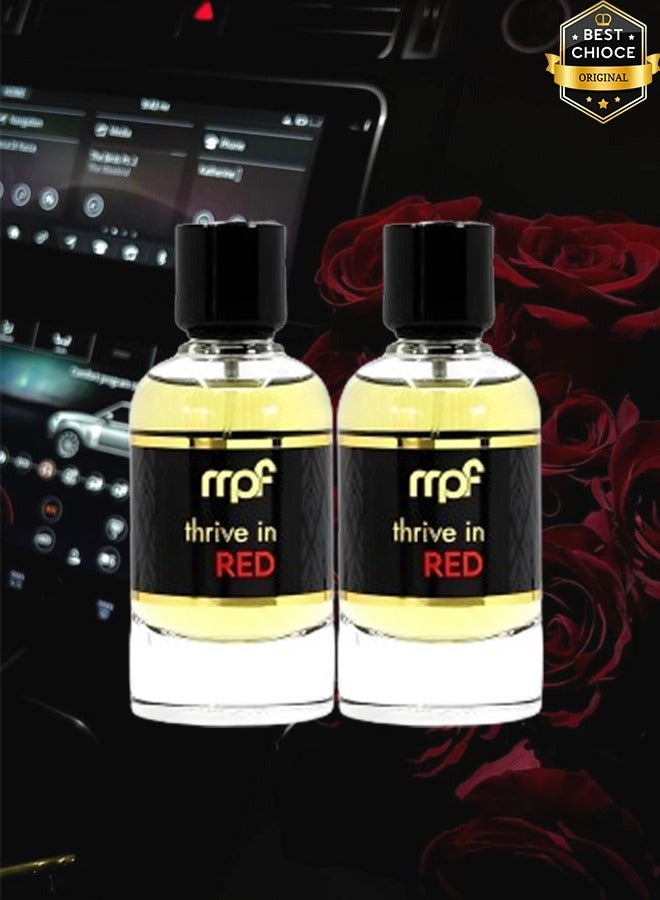 mpf 2 Pieces Thrive In Red Perfume 100ml EDP - Image 1