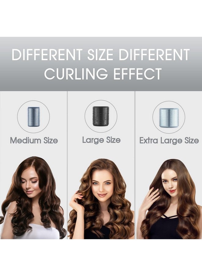 xnicx 18pcs Hair Roller Set Hair Curlers,Self-Grip Ceramic Ionic Thermal Hair Rollers,Velcro Rollers Hair Curlers to Sleep In for Hair Blowout Look,Salon Quality Hair Rollers for Long Short Hair - Image 5