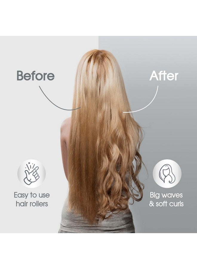 xnicx 18pcs Hair Roller Set Hair Curlers,Self-Grip Ceramic Ionic Thermal Hair Rollers,Velcro Rollers Hair Curlers to Sleep In for Hair Blowout Look,Salon Quality Hair Rollers for Long Short Hair - Image 4