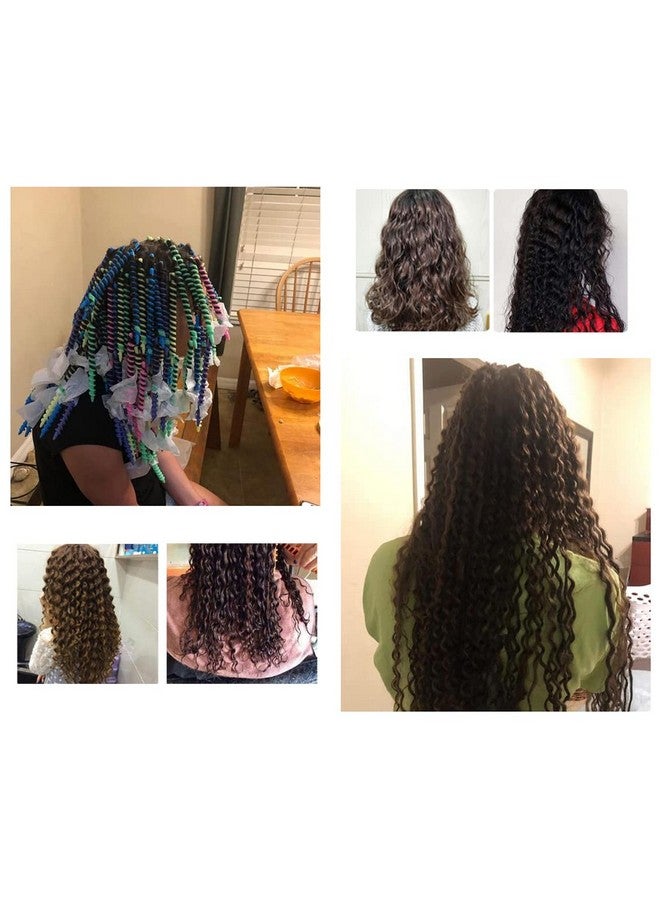 اس واي بي ال 18 قطعة من قضيب تجعيد الشعر الحلزوني البلاستيكي للشعر المتوسط/الطويل، بكرات تصفيف الشعر، أدوات تجعيد الشعر، قضيب تجعيد الشعر، أدوات الصالون للنساء والسيدات والفتيات (7.3 بوصة) - Image 5