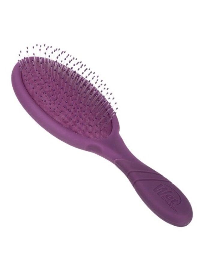 Wet Brush Pro Detangler – IntelliFlex Bristles Hairbrush for Wet & Dry Hair, All Hair Types -  Frost Purple - Image 4