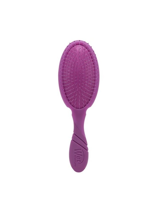 Wet Brush Pro Detangler – IntelliFlex Bristles Hairbrush for Wet & Dry Hair, All Hair Types -  Frost Purple - Image 1