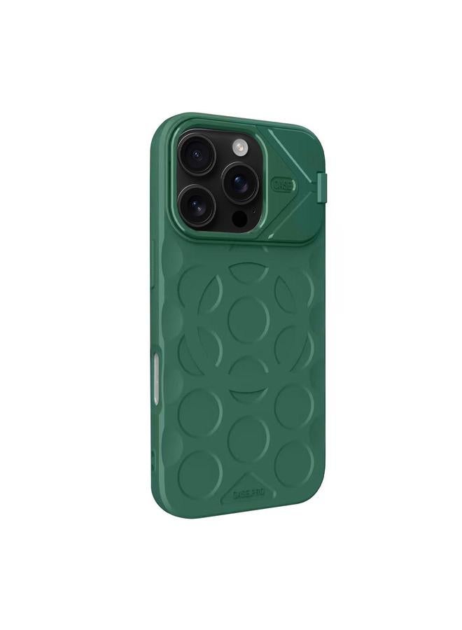 اس-توب جراب لهاتف iPhone 16 Pro Max مع حامل إطار عدسة MagSafe PC Hybrid TPU - Image 2