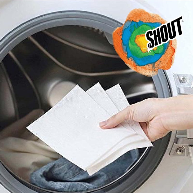 Shout Color Catchers Laundry Sheets - 24 Count, Pack of 12 (288 Total Sheets) for Mixed Washes - Image 5