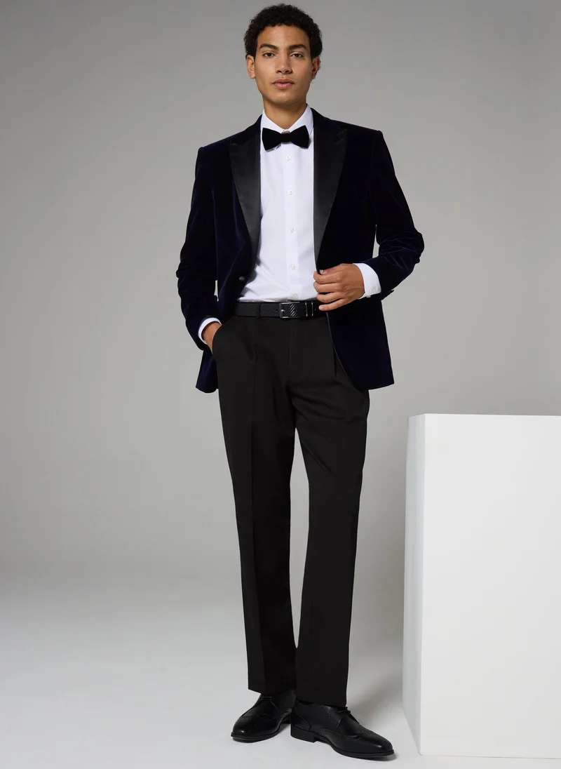 ماتلان Taylor & Wright Black Regular Fit Flexi Waist Trousers