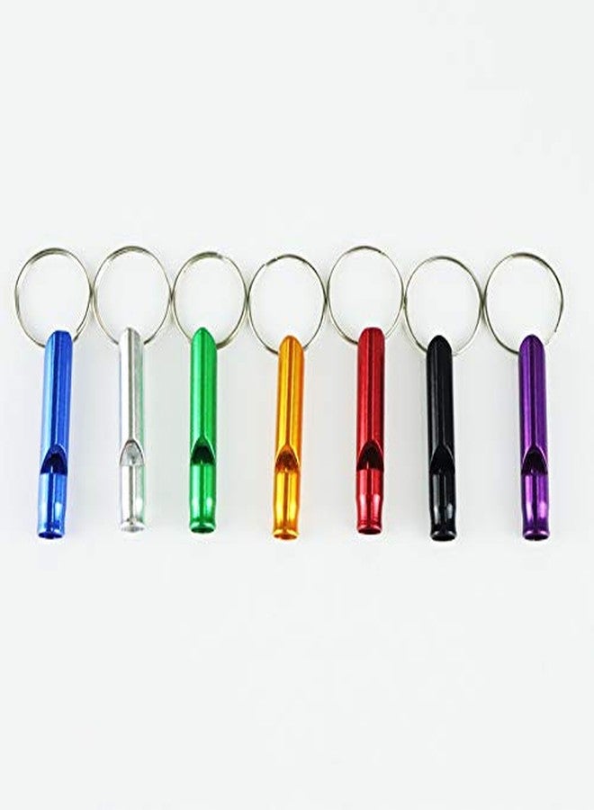 Ergonflow Set of 12 Extra Loud Whistles for Camping Hiking Hunting Outdoors Sports and Emergency Situations, Sturdy but Light Aluminium Key Chain Signals - Image 5