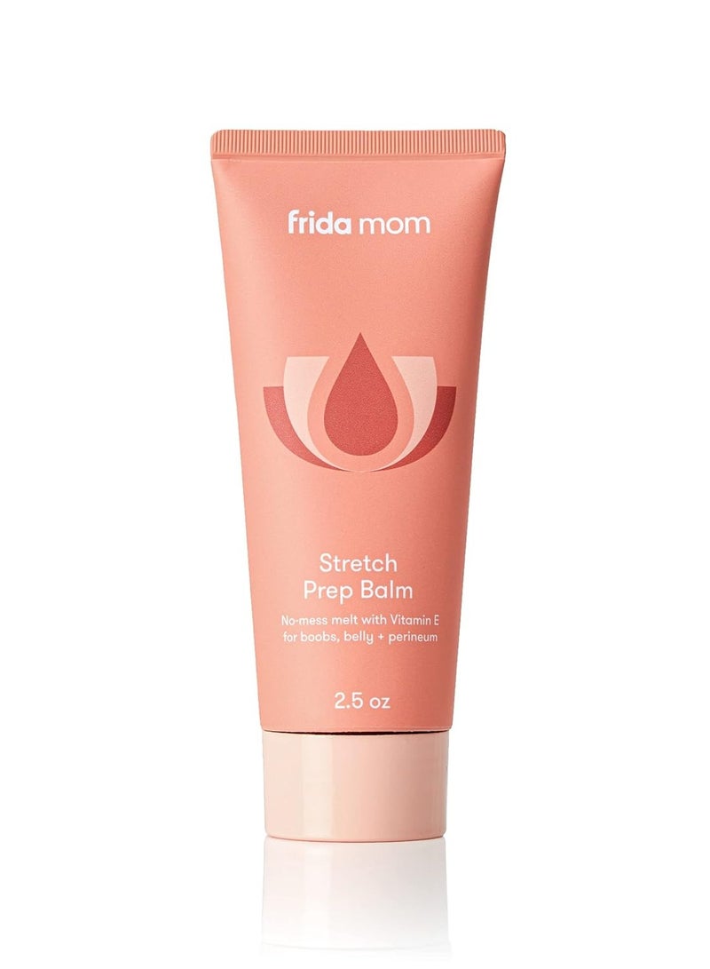 Frida Mom Stretch Prep Balm – Nourishing Belly & Body Moisturizer with Vitamin E & Coconut Oil – Hydrates, Reduces Stretch Marks & Supports Skin Elasticity – 2.5 oz