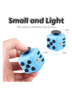 KASTWAVE 4 Pcs Fidget Toy Cube Toy Sensory Toy Stress Anxiety Relief Toy Killing Time Finger Toy Office Classroom Toy Gift for Adults And Children(White, Pink, Purple, Blue)  - Image 2