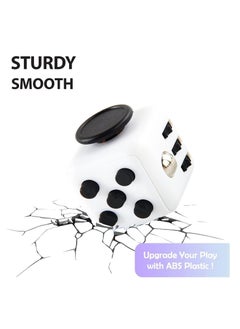 KASTWAVE 4 Pcs Fidget Toy Cube Toy Sensory Toy Stress Anxiety Relief Toy Killing Time Finger Toy Office Classroom Toy Gift for Adults And Children(White, Pink, Purple, Blue)  - Image 4