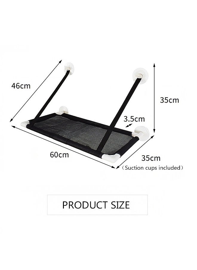 Generic - Cat Window Perch Hammock Bed Cooling Breathable Deck Window Suction Cups Seat Cat Shelves Sunbath Hammock Bed for Cat Hold UP to 10KG 22lbs - Image 1