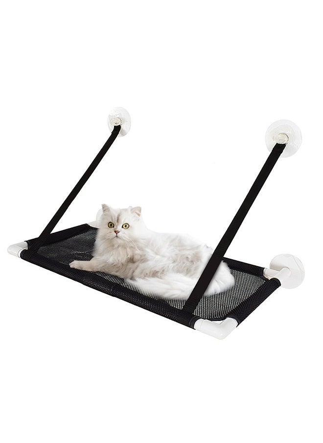 Generic - Cat Window Perch Hammock Bed Cooling Breathable Deck Window Suction Cups Seat Cat Shelves Sunbath Hammock Bed for Cat Hold UP to 10KG 22lbs - Image 1