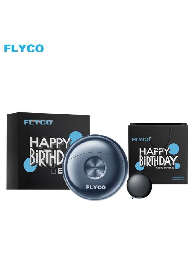 فلايكو Flyco Space Ufo ماكينة حلاقة كهربائية محمولة للرجال Fs891، ملمّع لحية، هدية عيد ميلاد وعيد الحب للصديق الزوج الأب - إصدار عيد ميلاد محدود - Image 1