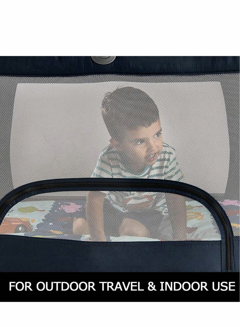 SOLARAE شبكة بعوض لعربة الأطفال، شبكة حشرات، غطاء حماية ضد الحشرات قابل للغسل في الغسالة، مرن وقابل للتنفس - لعربات الأطفال، عربة الأطفال، حاملة الأطفال، تناسب سرير الأطفال (أبيض - 3 عبوات) - Image 5