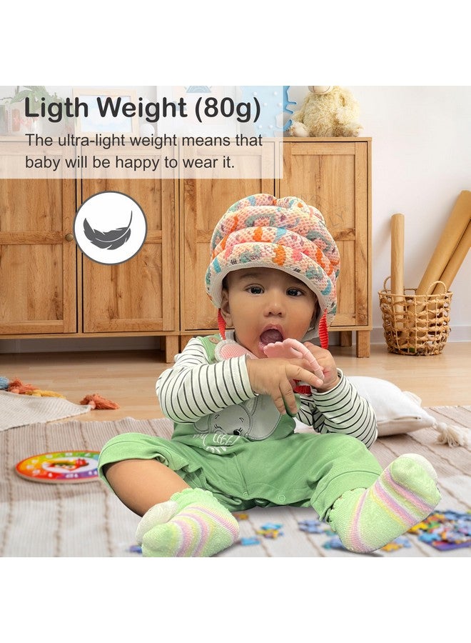 Motherly Motherly Padded Breathable Cushioned Baby Safety Helmet for Bump-Free Protection, Baby Head Protective headguard, Toddler Hat/Helmet, Safety Gear with Adjustable Chin Strap and Ventilation (Dinosaur) - Image 5