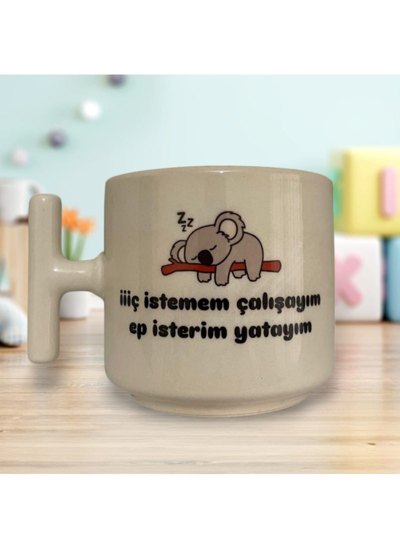 Game Fruy I Don't Want To Drink I Want To Work Ep I Want To Lie Down Double Sided Written T Mug (Cream)  - Image 1