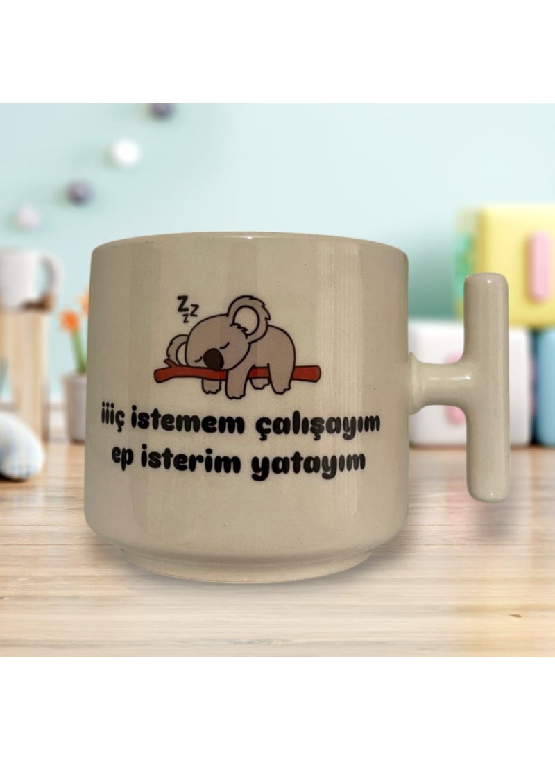 Game Fruy I Don't Want To Drink I Want To Work Ep I Want To Lie Down Double Sided Written T Mug (Cream)  - Image 3