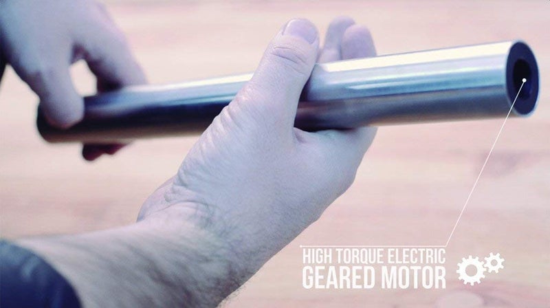 Kanka شواية كاكا الدوارة - مجموعة شواية كهربائية ثقيلة للاستخدام المنزلي وموقد المخيم - يعمل المحرك على 110-240 فولت، بطاريات AA أو الطاقة الشمسية* - من الفولاذ المقاوم للصدأ، سعة 22 رطل - تشمل حقيبة حمل - Image 5