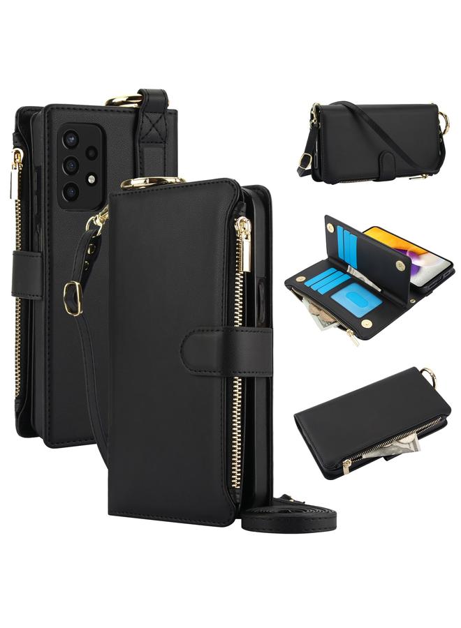 S-TOP Case For Samsung Galaxy Note20 Ultra Crossbody Ring Multifunctional Wallet Leather Phone Case - Image 1