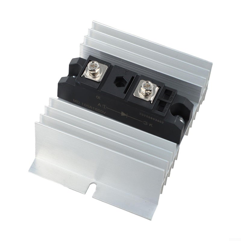 100A 1600V High Voltage Diode for Solar Panel Arrays Plastic Case with Integrated Heat Sink - Image 3