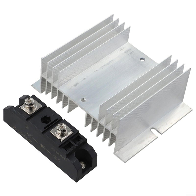 100A 1600V High Voltage Diode for Solar Panel Arrays Plastic Case with Integrated Heat Sink - Image 4