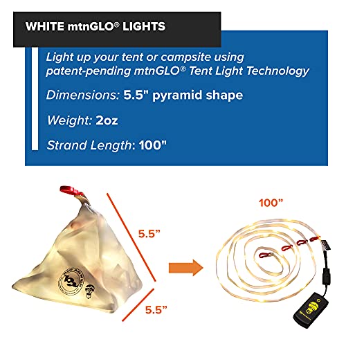 Big Agnes mtnGLO LED Tent & Camping Lights, White, One Size - Image 3