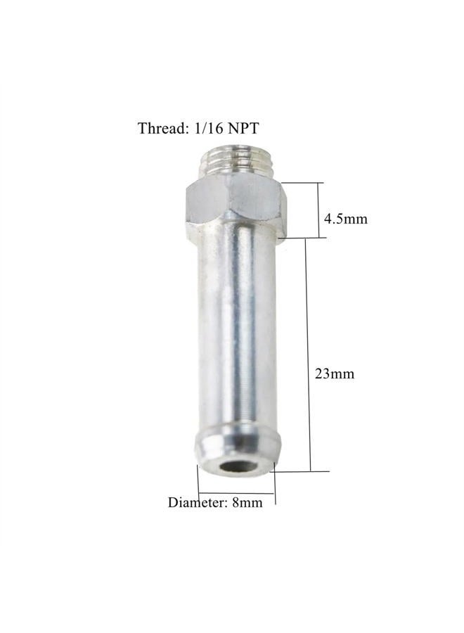 Mysttoo 1/16" NPT Radiator Aluminum Overflow Barb Hose Fitting for Universal Radiators Oil Tank - Image 4