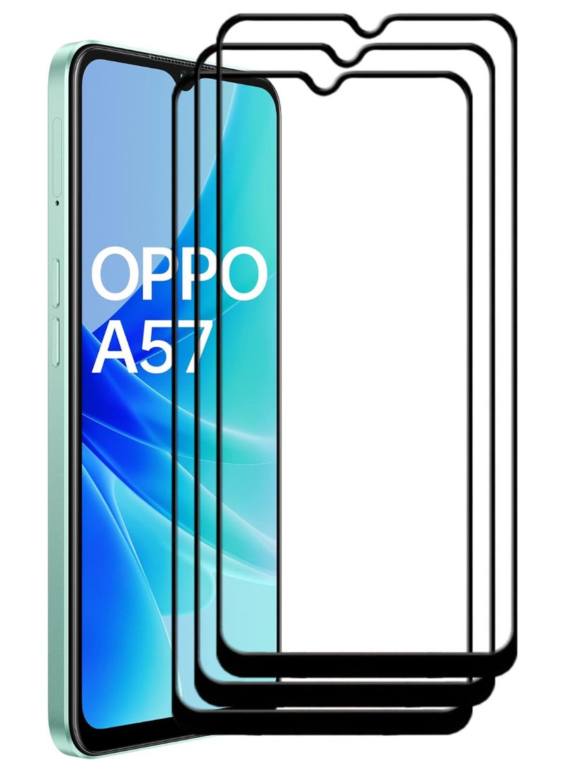ACLIX 3 Pieces Antistatic ESD Dustproof Premium Quality High Definition Tempered Glass Screen Protector Designed For Oppo A57 - Image 1