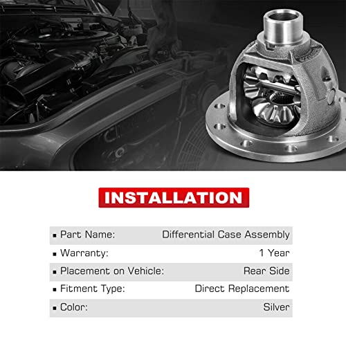 A-Premium Rear Differential Case Kit Assembly Compatible with Jeep Wrangler 2007-2017 Wrangler JK 2018 - Image 2