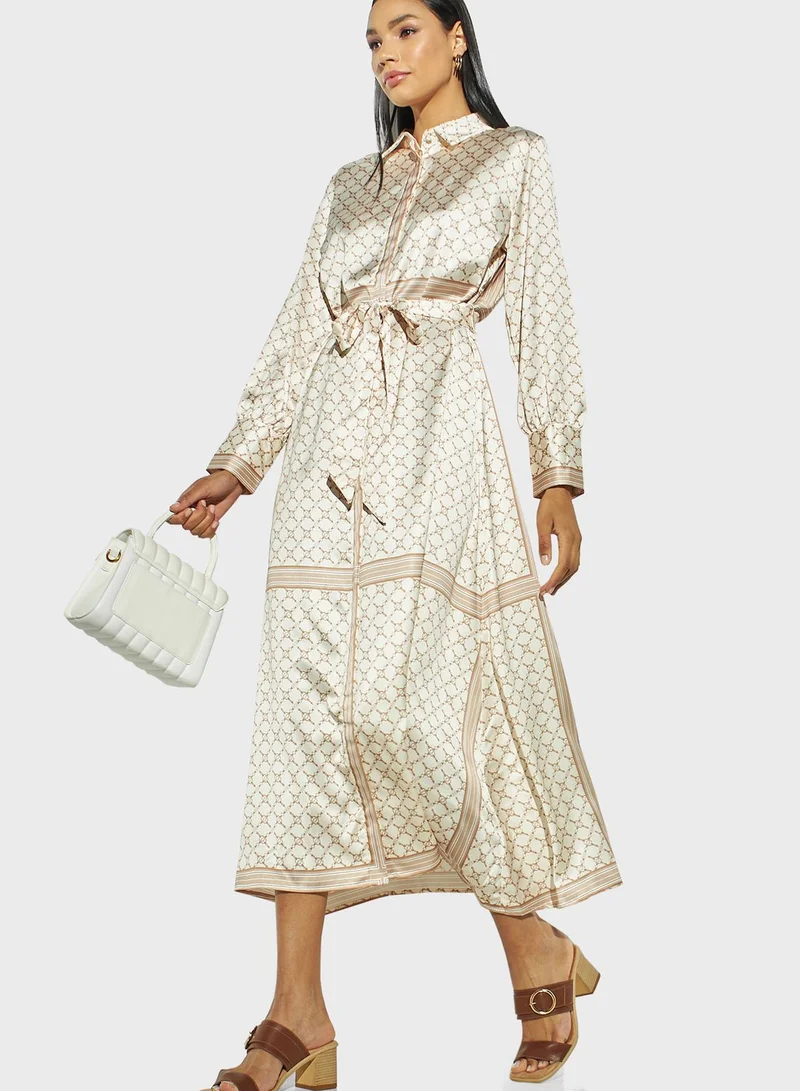 Iconic Button Down Printed Shirt