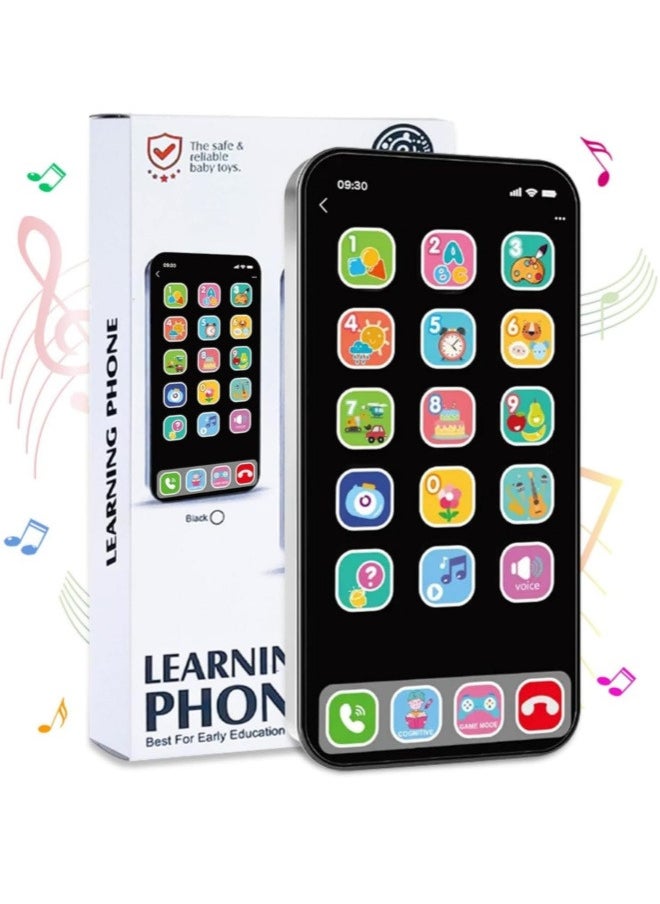 Generic Baby Phone Toy, Baby Toy Phones that Can Touch and Slide, Children's Phone with Music, Interaction, and Educational Functions, Toy Phone Suitable for Children Aged 3+Years Old  - Image 1