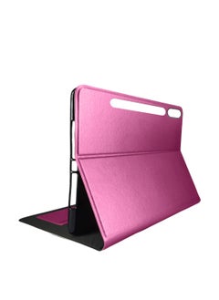 Cat - Cot Samsung Galaxy Tab S10 FE 10.9 5G 2025 (10.9 inches) CAT-COT Series PU Leather with Card Holder Flip Case Cover - Pink  - Image 2