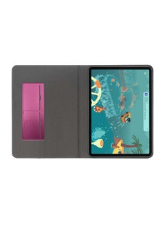 Cat - Cot Samsung Galaxy Tab S10 FE 10.9 5G 2025 (10.9 inches) CAT-COT Series PU Leather with Card Holder Flip Case Cover - Pink  - Image 4