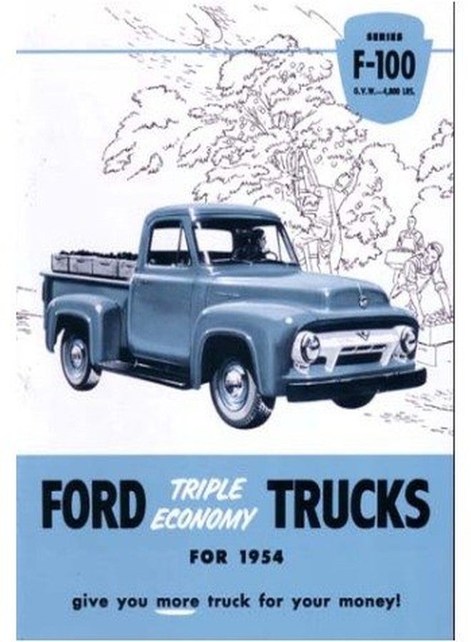 كتيب مبيعات شاحنة فورد F100 موديل 1954