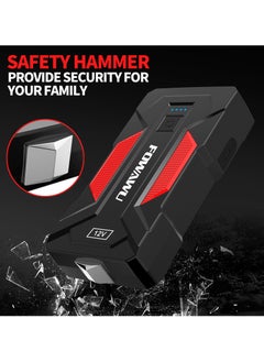 FOWAWU FOWAWU 6000A Car Jump Starter, Jump Starter, 24800mAh Car Battery Jump Starter, Car Jump Starters, Portable Battery Jumper Starter, Portable Car Jump Starter, Portable Battery Jump Starter For Car, Battery Jump Starter, Jump Starter Battery Pack  - Image 5