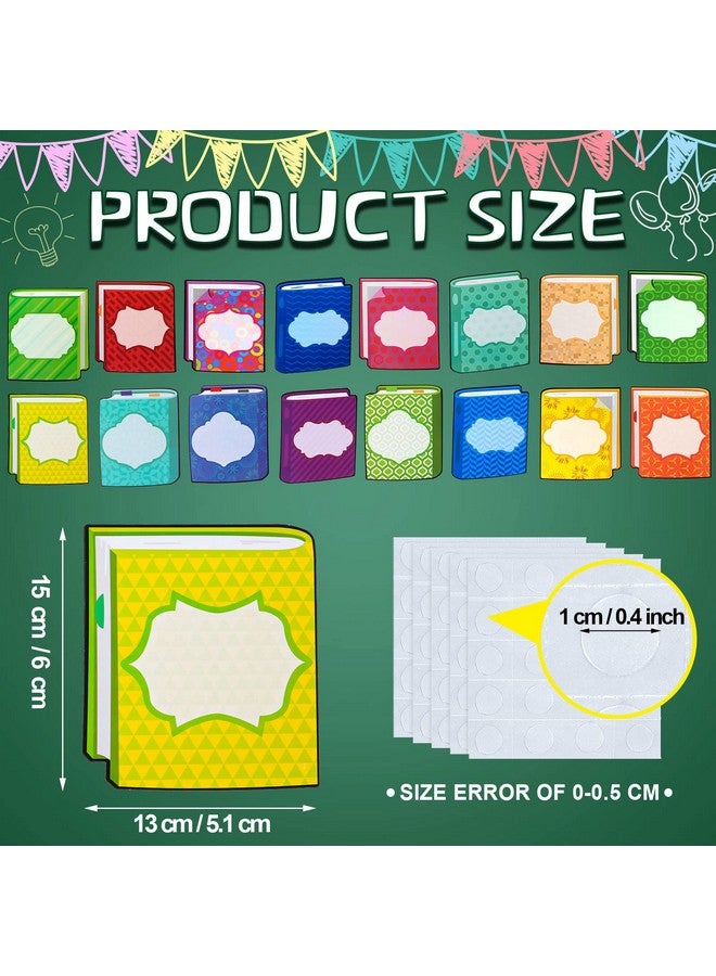 Junkin 48 Pcs Colorful Book Cutouts Classroom Bulletin Board Decorations Book Theme Decor Reading Decorations For Classroom Book Board Reading Comprehension Activities Library Decor - Image 3