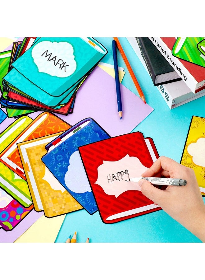 Junkin 48 Pcs Colorful Book Cutouts Classroom Bulletin Board Decorations Book Theme Decor Reading Decorations For Classroom Book Board Reading Comprehension Activities Library Decor - Image 5